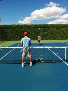 Tennis Lesson with Tyler