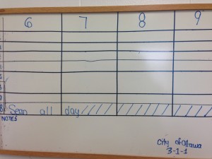 Coaching Schedule