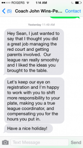 Text Compliment
